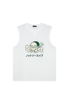 Flower Sleeveless T-Shirt