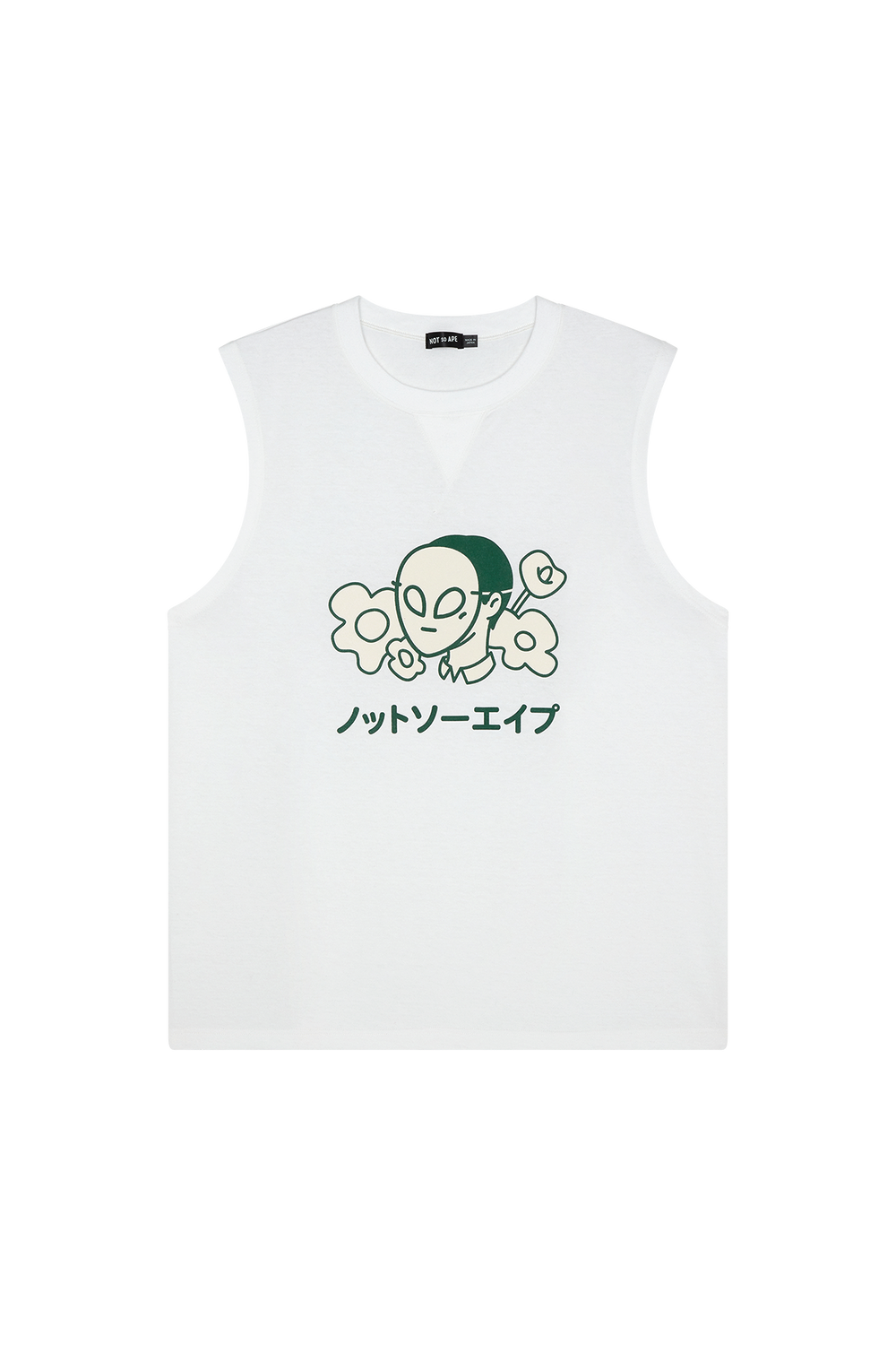 Flower Sleeveless T-Shirt