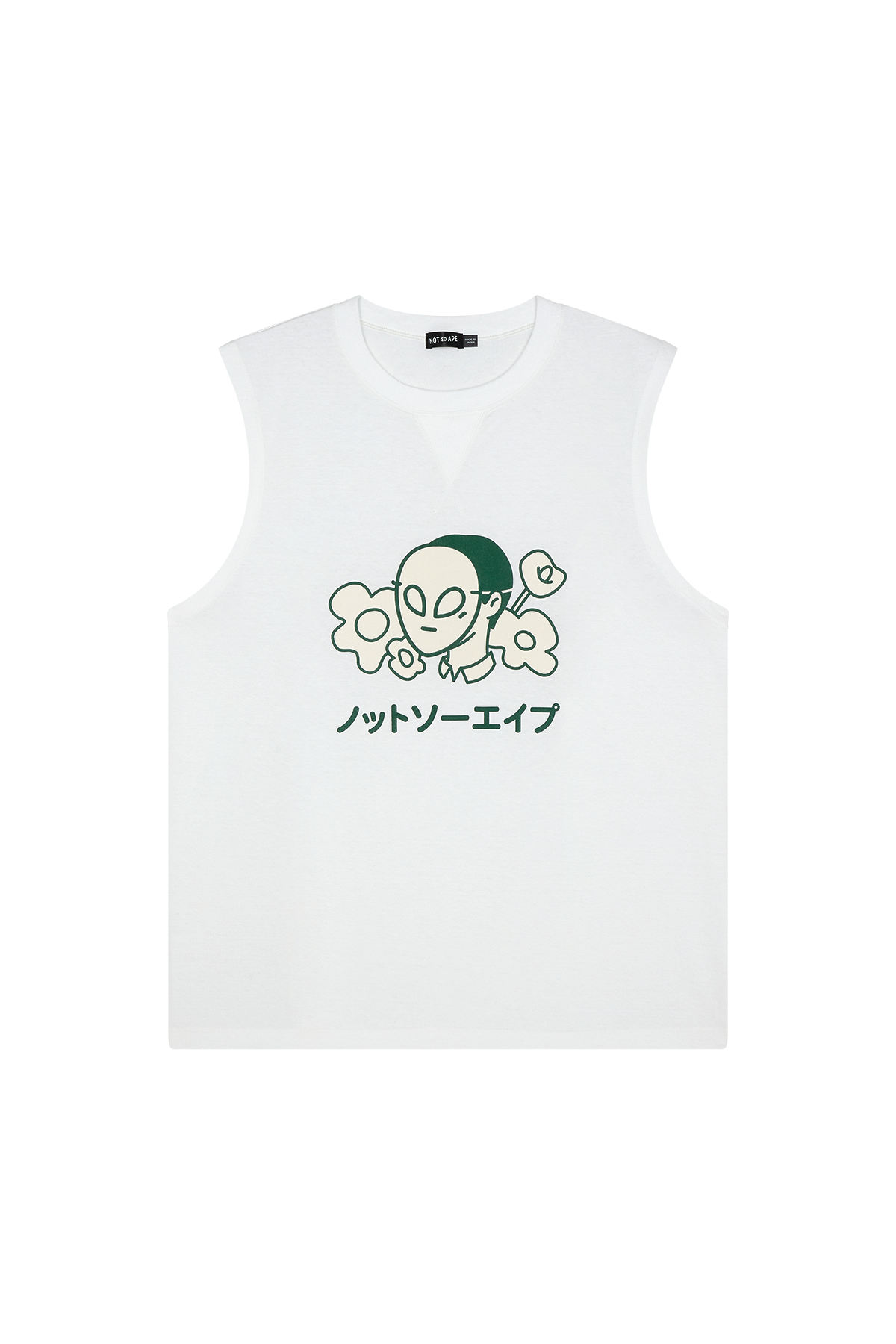 Flower Sleeveless T-Shirt