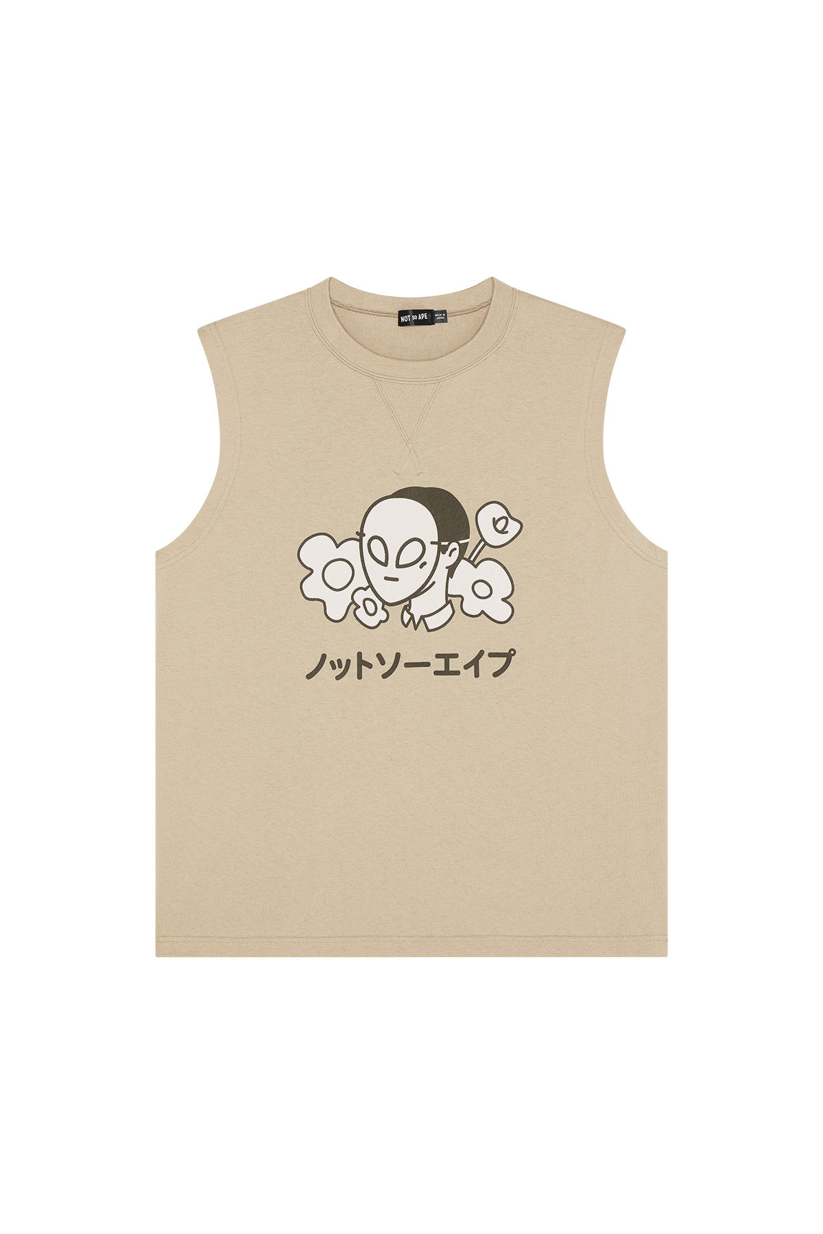 Flower Sleeveless T-Shirt