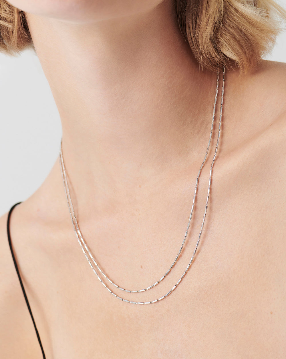 Savi Vintage Link Double Chain Necklace