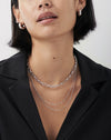 Savi Vintage Link Double Chain Necklace