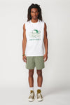 Flower Sleeveless T-Shirt
