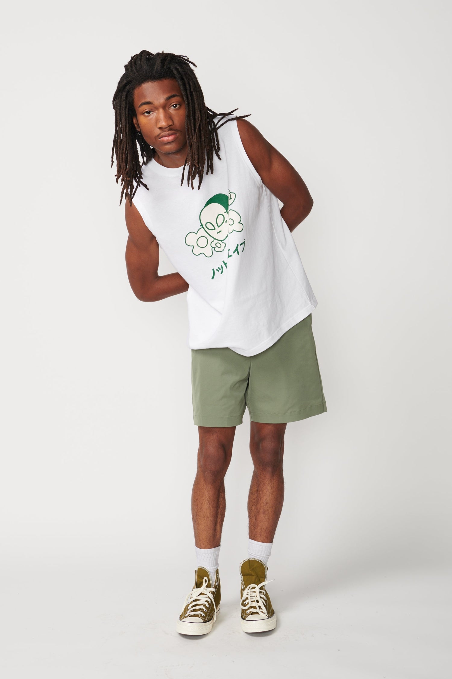 Flower Sleeveless T-Shirt
