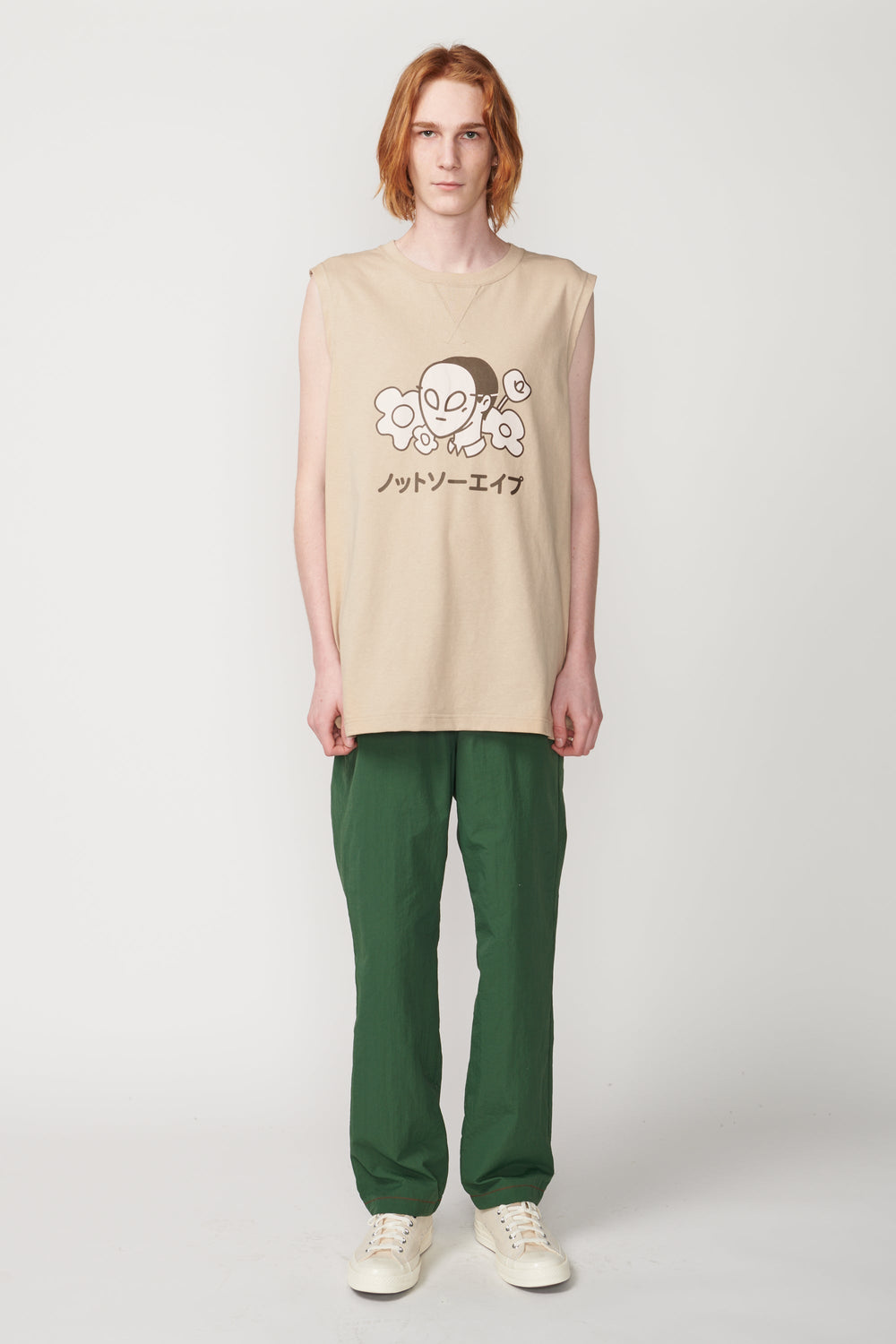 Flower Sleeveless T-Shirt