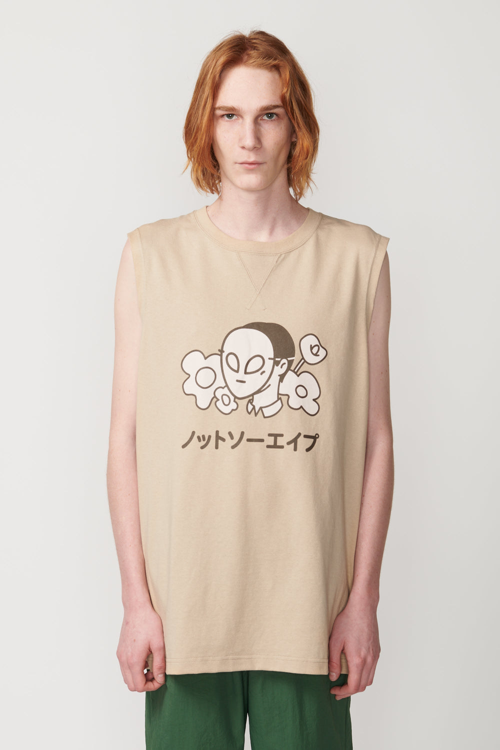 Flower Sleeveless T-Shirt