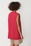Flower Sleeveless T-Shirt
