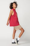 Flower Sleeveless T-Shirt